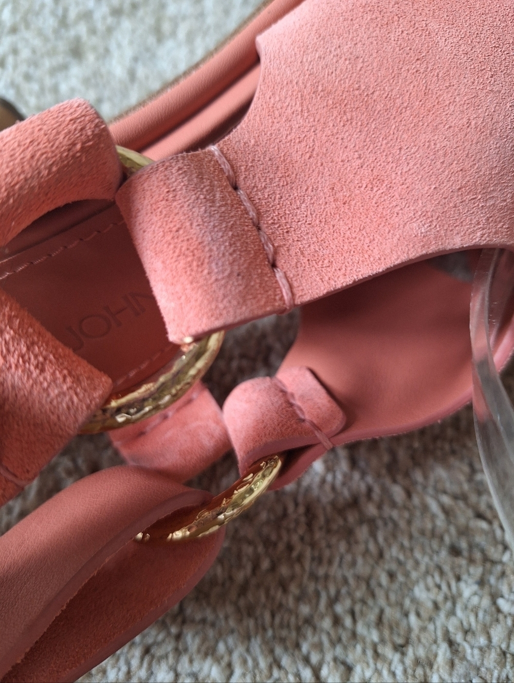 ULLA JOHNSON Filippa Suede Open Toe Criss Cross Slingback Sandals Womens 37 - Picture 12 of 12